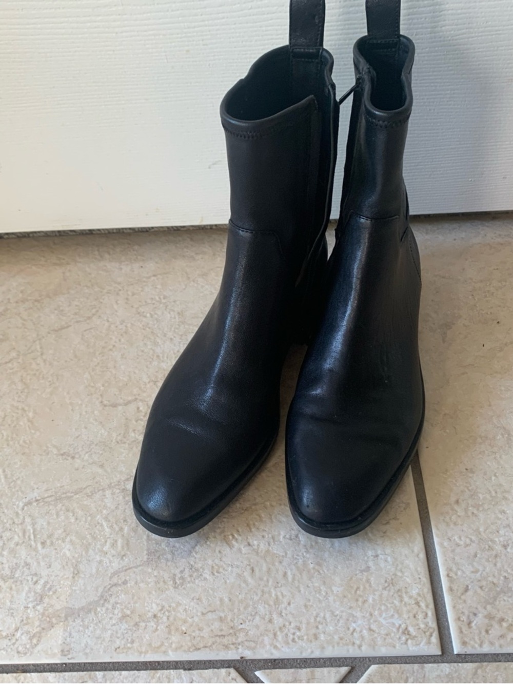 Loeffler Randall Black Leather Boots